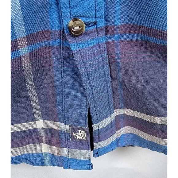 The North Face Long Sleeve Button Up Plaid Flannel Shirt Sz SM - Picture 4 of 6